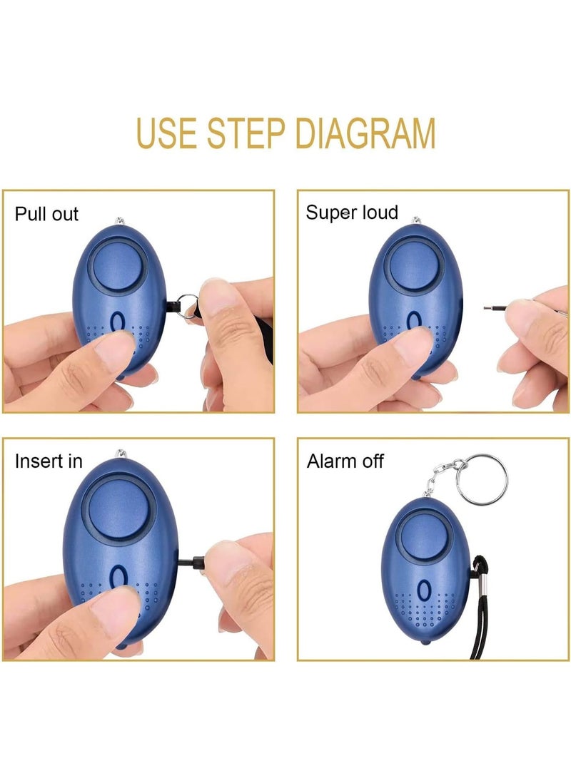 3 Pack Personal Security Alarm Keychain with  Lights, Emergency Safety Alarm for Women, Men, Children, Elderly ﻿ - Image 3